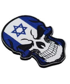 Alternative view of פאצ' גולגולת - דגל ישראל - רקום