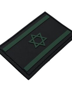 Alternative view of פאצ' PVC דגל ישראל - 3 צבעים