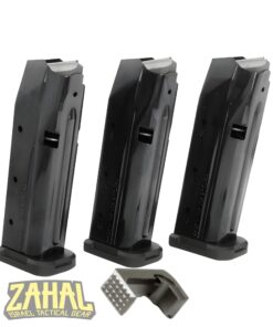 3 מחסניות 15 כד' + תפס ברזל לגלוק 43X ו-48 - SHIELD ARMS