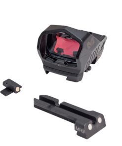 כוונת השלכה מפרולייט Meprolight Micro RDS V2 כולל כוונות ברזל זוהרות לאקדחי גלוק בלי הכנה לכוונת