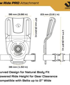 Alternative view of מתאם מונמך לנרתיקי חברת אורפז (LOW RIDE) - Orpaz