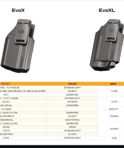Alternative view of נרתיק פנימי דגם EVO X / XL לאקדח עם פנס או לייזר - אורפז - Orpaz