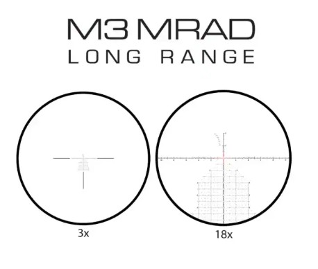 כוונת טלסקופית צלפים Mepro MVO™ 3-18X44 FFP M3, MRAD מבית Meprolight – תמונה 3